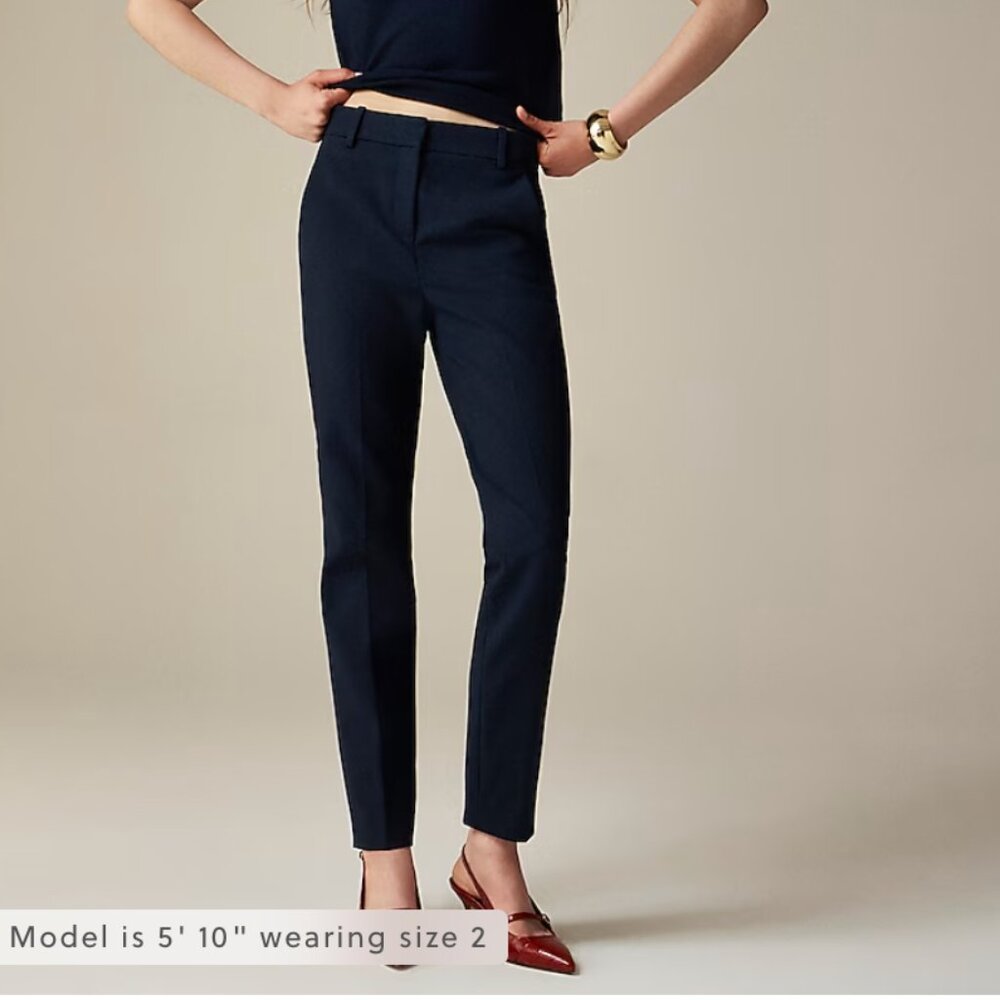 J Crew Cameron Pant (Black / Size 4)